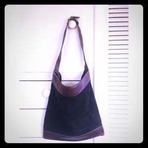 Vintage Suede and leather bag